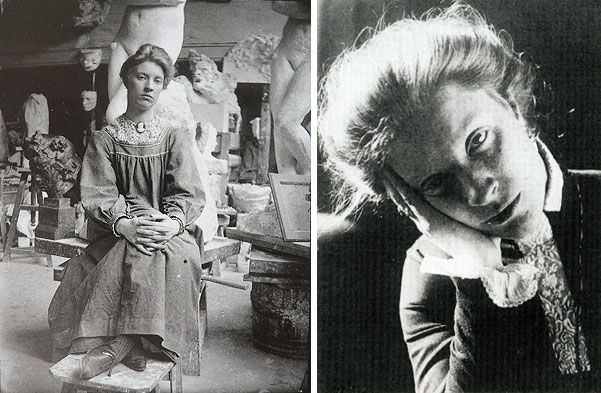 Hedwig Woermann 1903 (links) und 1914